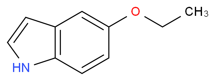 5-ethoxy-1H-indole_分子结构_CAS_10501-17-4