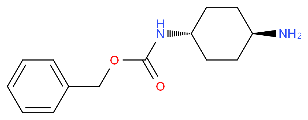 Benzyl (trans-4-aminocyclohexyl)carbamate_分子结构_CAS_149423-77-8)