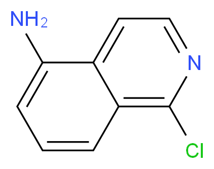 1-chloroisoquinolin-5-amine_分子结构_CAS_374554-54-8