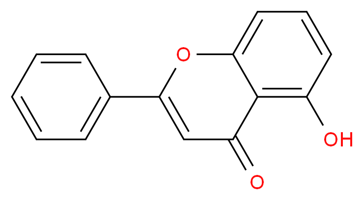5-羟基黄酮_分子结构_CAS_491-78-1)