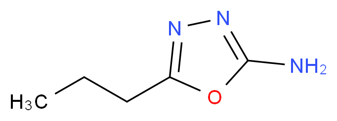 5-Propyl-1,3,4-oxadiazol-2-amine_分子结构_CAS_69741-89-5)