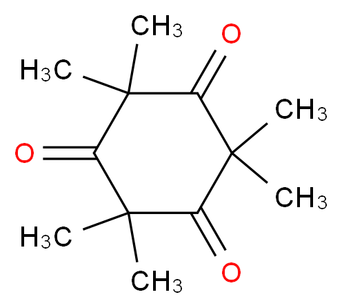hexamethylcyclohexane-1,3,5-trione_分子结构_CAS_778-18-7