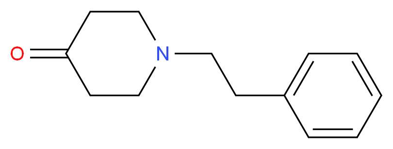 1-苯乙基-4-哌啶酮_分子结构_CAS_39742-60-4)