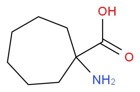 1-aminocycloheptane-1-carboxylic acid_分子结构_CAS_6949-77-5