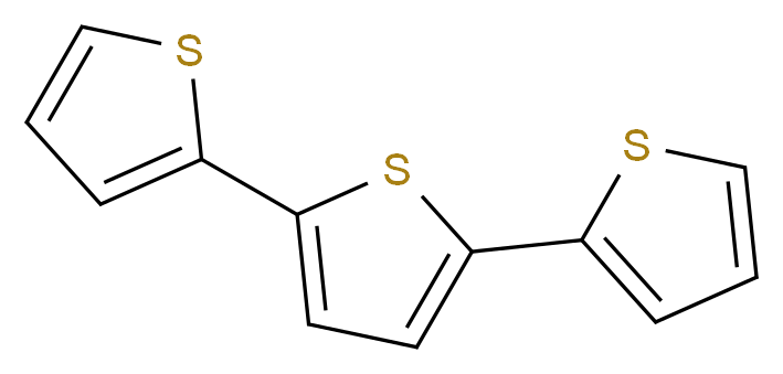 2,5-bis(thiophen-2-yl)thiophene_分子结构_CAS_1081-34-1