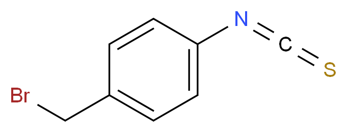 1-(bromomethyl)-4-isothiocyanatobenzene_分子结构_CAS_155863-32-4