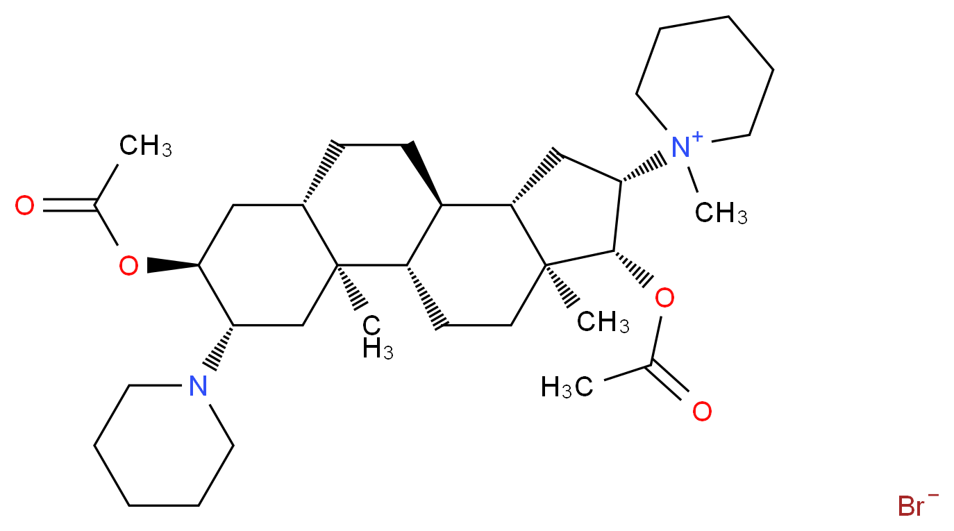 Vecuronium Bromide_分子结构_CAS_50700-72-6)