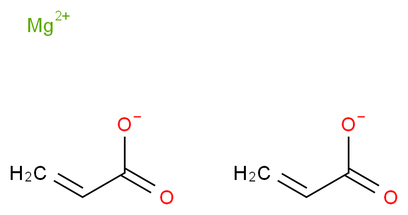 magnesium(2+) ion bis(prop-2-enoate)_分子结构_CAS_5698-98-6