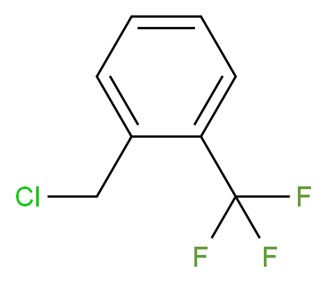 2-(三氟甲基)氯苄_分子结构_CAS_21742-00-7)