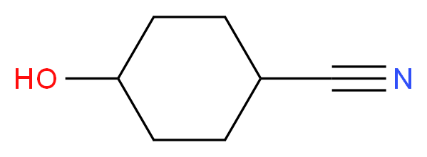 4-Hydroxycyclohexanecarbonitrile_分子结构_CAS_24056-34-6)