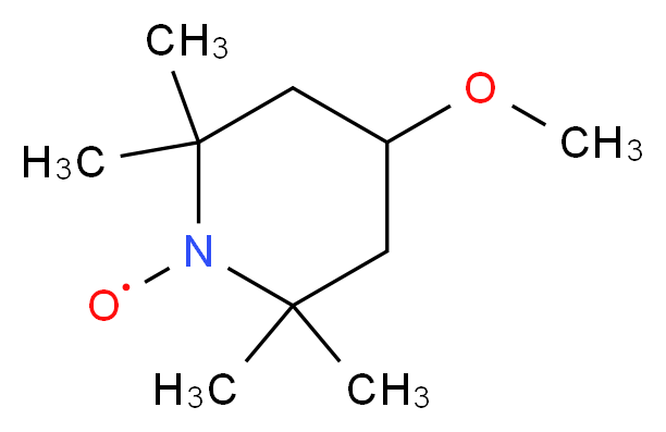 4-甲氧基-四甲基哌啶氧自由基_分子结构_CAS_95407-69-5)