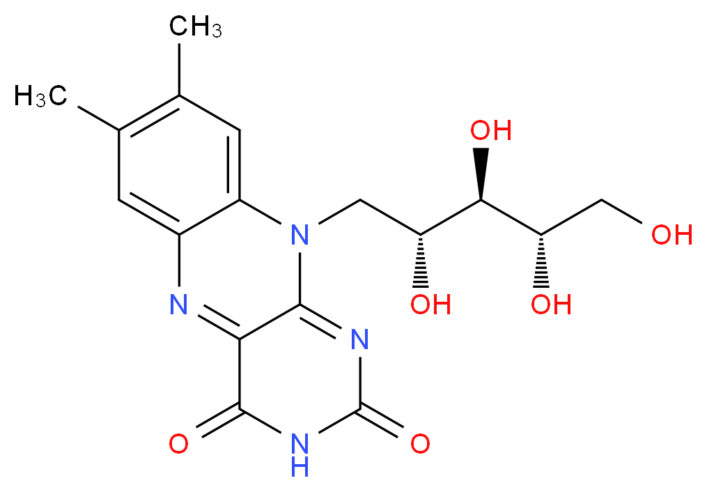 Riboflavin_分子结构_CAS_83-88-5)