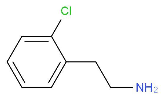 2-(2-氯苯基)乙胺_分子结构_CAS_13078-80-3)