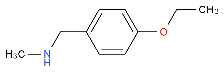 N-(4-ethoxybenzyl)-N-methylamine_分子结构_CAS_41690-86-2)