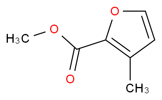 methyl 3-methylfuran-2-carboxylate_分子结构_CAS_6141-57-7