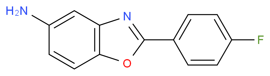 2-(4-fluorophenyl)benzo[d]oxazol-5-amine_分子结构_CAS_)