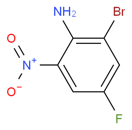 2-Bromo-4-fluoro-6-nitroaniline_分子结构_CAS_10472-88-5)