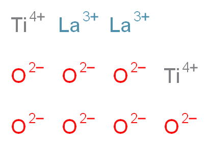 钛酸镧_分子结构_CAS_12031-47-9)