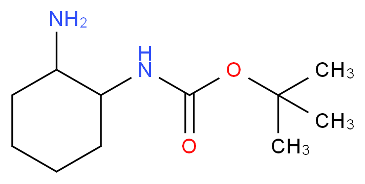 tert-butyl N-(2-aminocyclohexyl)carbamate_分子结构_CAS_317595-54-3