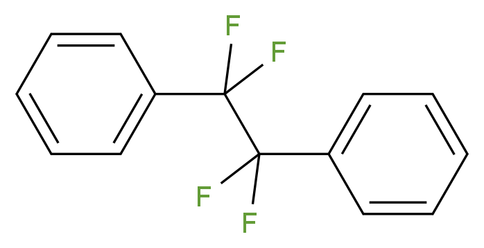 (1,1,2,2-tetrafluoro-2-phenylethyl)benzene_分子结构_CAS_425-32-1