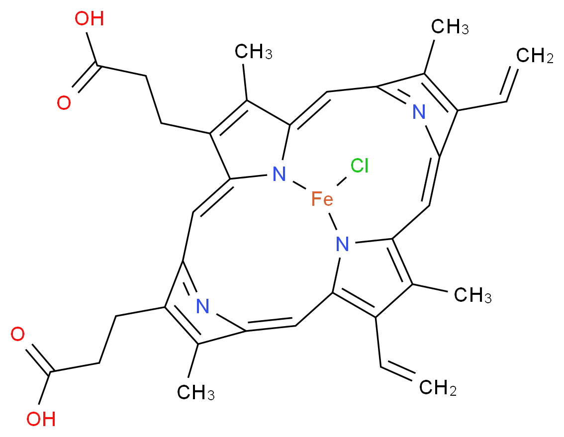 血晶素_分子结构_CAS_16009-13-5)