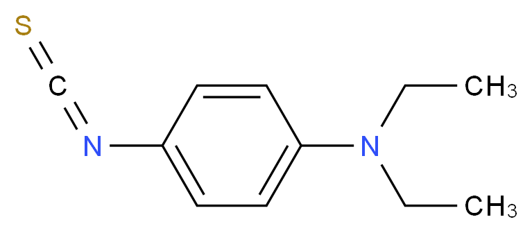 N,N-diethyl-4-isothiocyanatoaniline_分子结构_CAS_84381-54-4