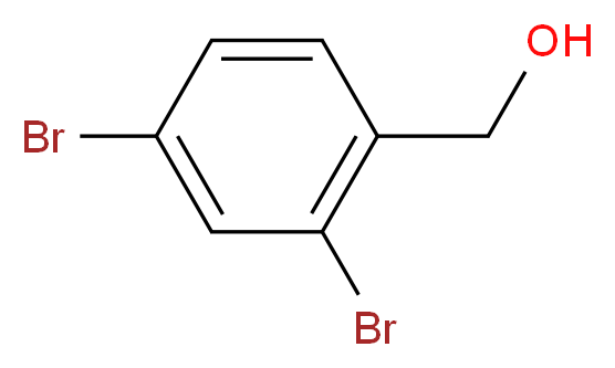 2,4-Dibromobenzyl alcohol_分子结构_CAS_666747-06-4)