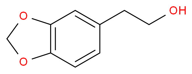 2-(2H-1,3-Benzodioxol-5-yl)ethan-1-ol_分子结构_CAS_6006-82-2)