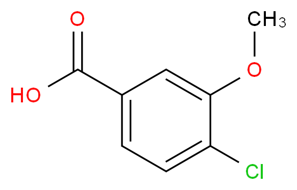 4-chloro-3-methoxybenzoic acid_分子结构_CAS_85740-98-3)