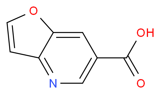 furo[3,2-b]pyridine-6-carboxylic acid_分子结构_CAS_122535-04-0