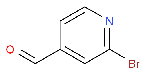 2-溴-4-吡啶甲醛_分子结构_CAS_118289-17-1)