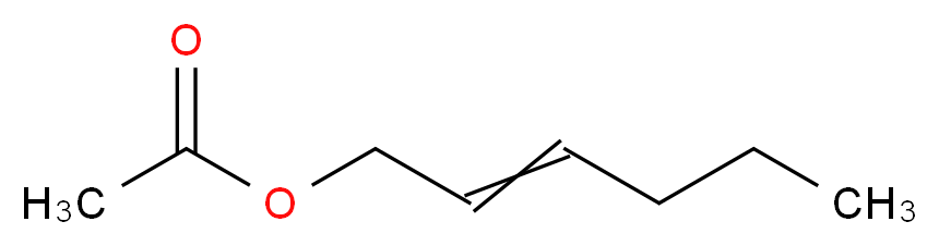 Trans-2-HEXENYLACETATE_分子结构_CAS_2497-18-9)