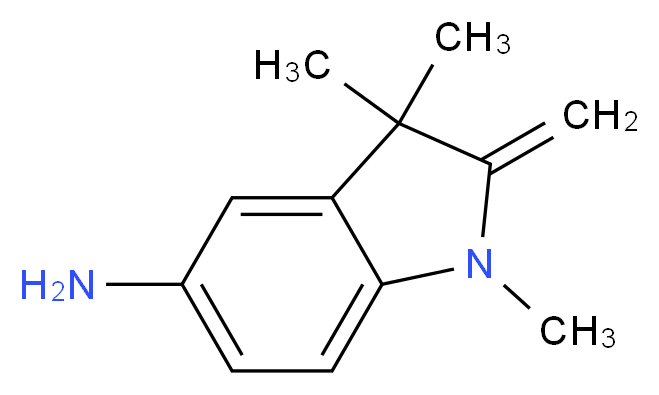 5-Amino-2-methylene-1,3,3-trimethylindoline_分子结构_CAS_6872-05-5)