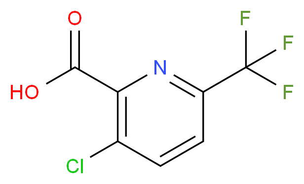 3-chloro-6-(trifluoromethyl)picolinic acid_分子结构_CAS_80194-68-9)