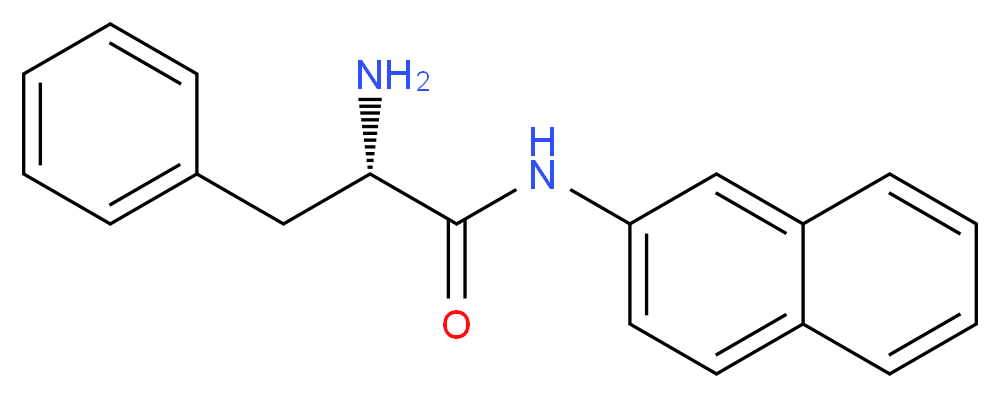 L-Phenylalanine β-naphthylamide_分子结构_CAS_740-57-8)