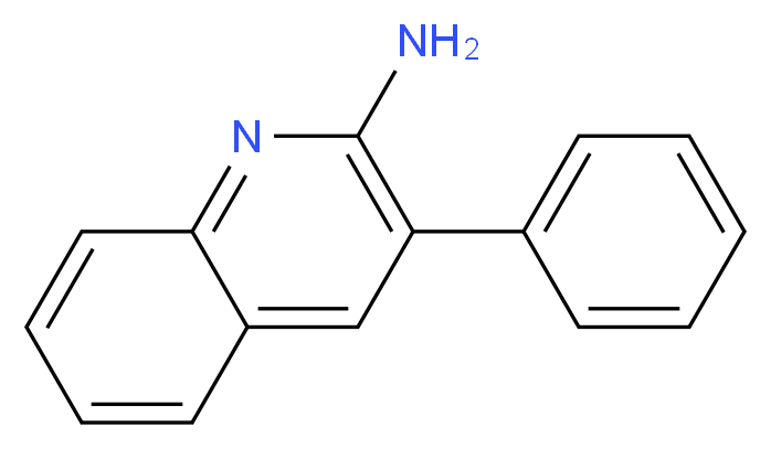 2-Amino-3-phenylquinoline_分子结构_CAS_36926-84-8)