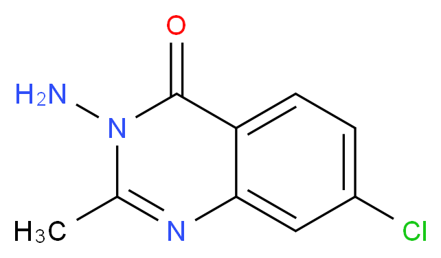 3-amino-7-chloro-2-methylquinazolin-4(3H)-one_分子结构_CAS_90537-62-5)