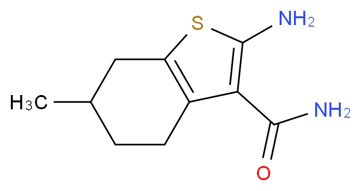 2-Amino-6-methyl-4,5,6,7-tetrahydrobenzo[b]thiophene-3-carboxamide_分子结构_CAS_95211-68-0)