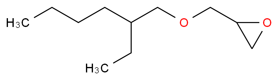 2-{[(2-ethylhexyl)oxy]methyl}oxirane_分子结构_CAS_2461-15-6