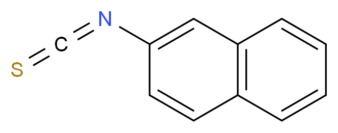 2-isothiocyanatonaphthalene_分子结构_CAS_1636-33-5