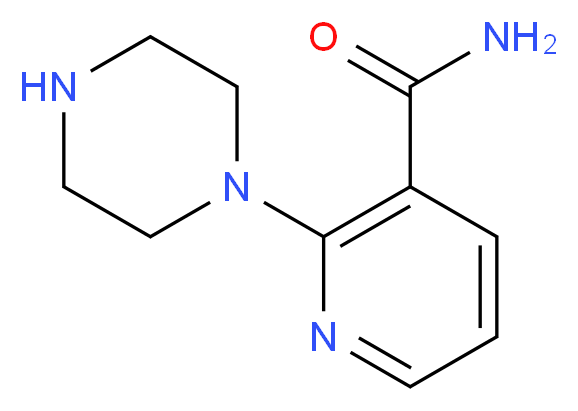 2-(piperazin-1-yl)nicotinamide_分子结构_CAS_87394-64-7)