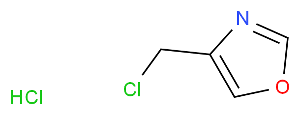 4-(Chloromethyl)oxazole hydrochloride_分子结构_CAS_675149-75-4)