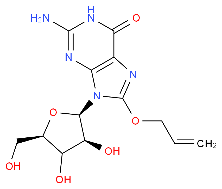 8-(Allyloxy)guanosine_分子结构_CAS_126138-81-6)