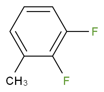 1,2-difluoro-3-methylbenzene_分子结构_CAS_3828-49-7