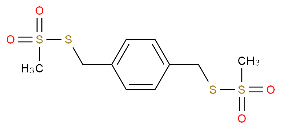 α,α'-Paraxylyl Bismethanethiosulfonate_分子结构_CAS_3948-46-7)