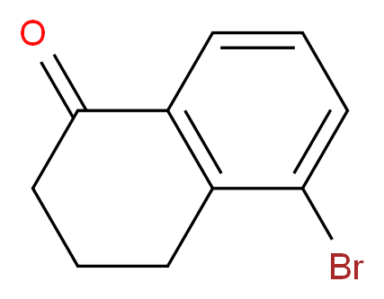 5-bromo-1,2,3,4-tetrahydronaphthalen-1-one_分子结构_CAS_68449-30-9