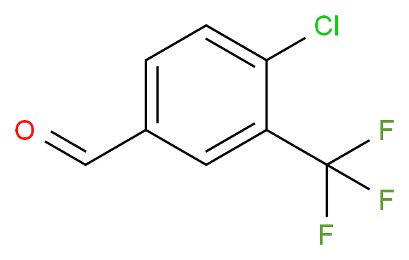 4-Chloro-3-(trifluoromethyl)benzaldehyde_分子结构_CAS_34328-46-6)