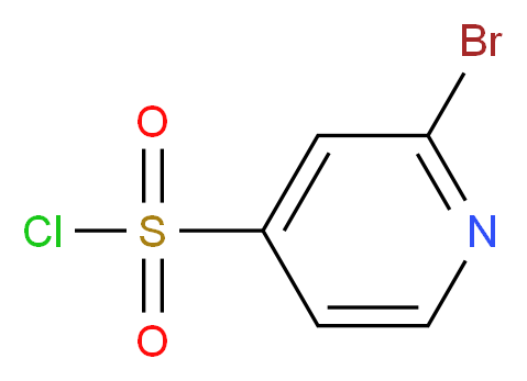 2-bromopyridine-4-sulfonyl chloride_分子结构_CAS_1060811-61-1)