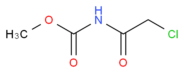 methyl N-(2-chloroacetyl)carbamate_分子结构_CAS_13558-70-8