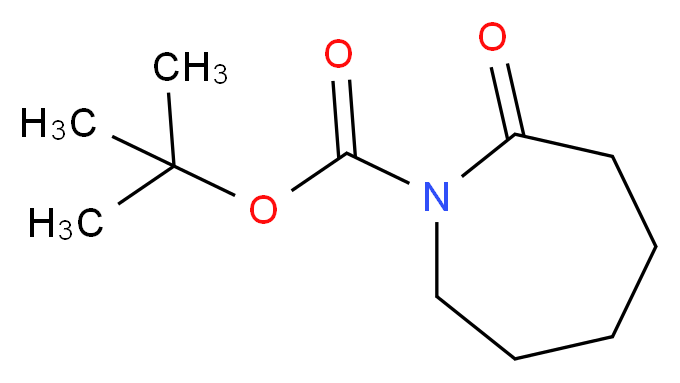 tert-butyl 2-oxoazepane-1-carboxylate_分子结构_CAS_106412-36-6